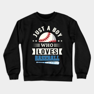 American Sport Fan Baseball Lover Boys Batter Baseball Gifts Crewneck Sweatshirt